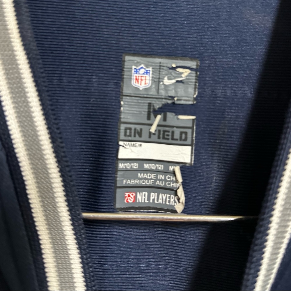 NFL Cowboys Navy and Silver JerseyYouth Size M 10/12 - Picture 5 of 5